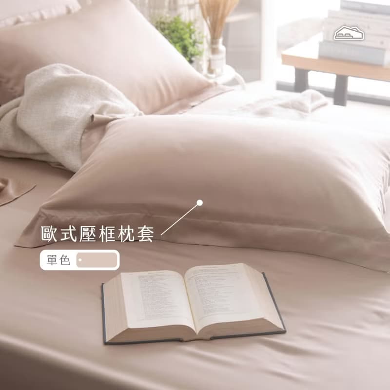 【OLIVIA 】DR9000楓糖奶茶Pure100支天絲 床包枕套組/床包被套組