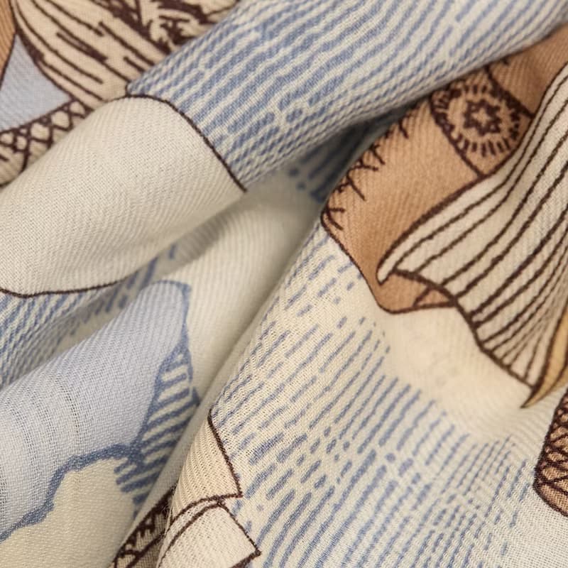 【INOUI EDITIONS】EDITIONS 羊毛圍巾70 - 灰