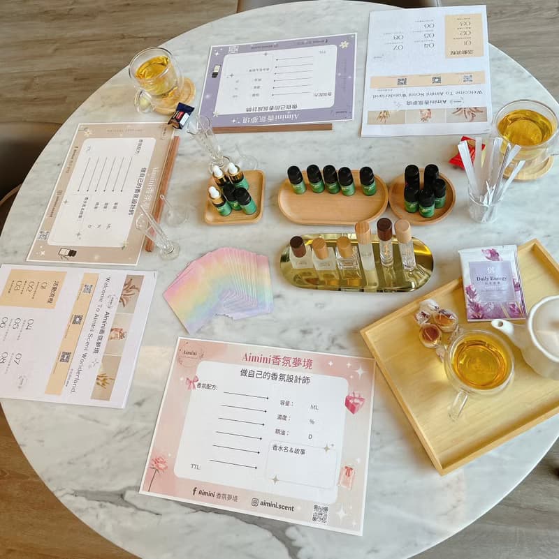 【體驗】企業團體課方案 精油香水、精油滾珠、空間噴霧 手作體驗課