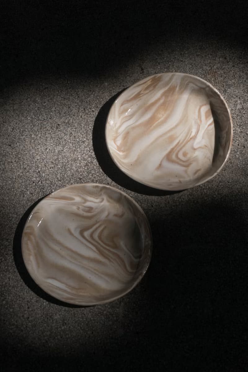 岩石紋小盤子 【隨機出貨】