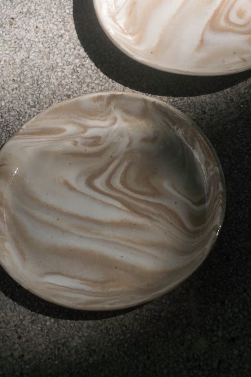 岩石紋小盤子 【隨機出貨】