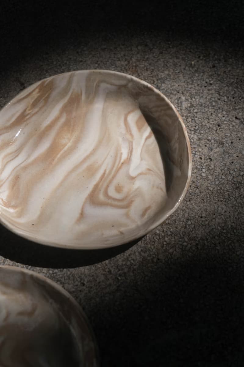 岩石紋小盤子 【隨機出貨】