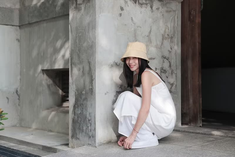 Unni赫本漁夫帽-防撥水 速乾 遮曬 漁夫帽 帽子 擋風 中性 透氣