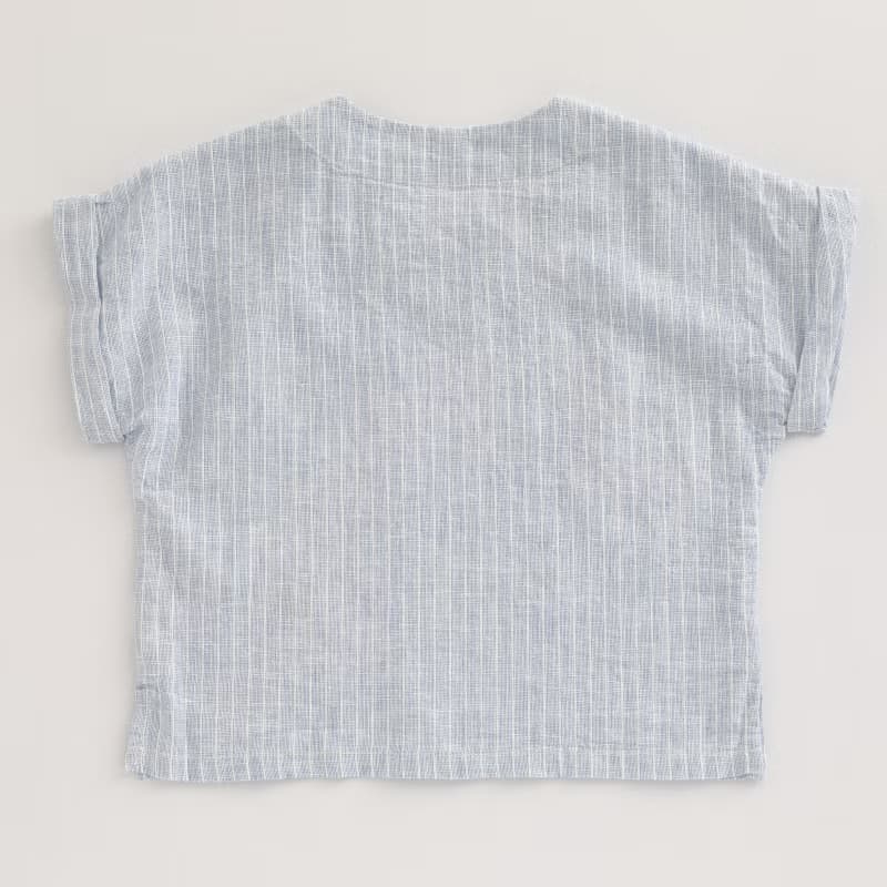BIR 刺繡棉麻套頭衫