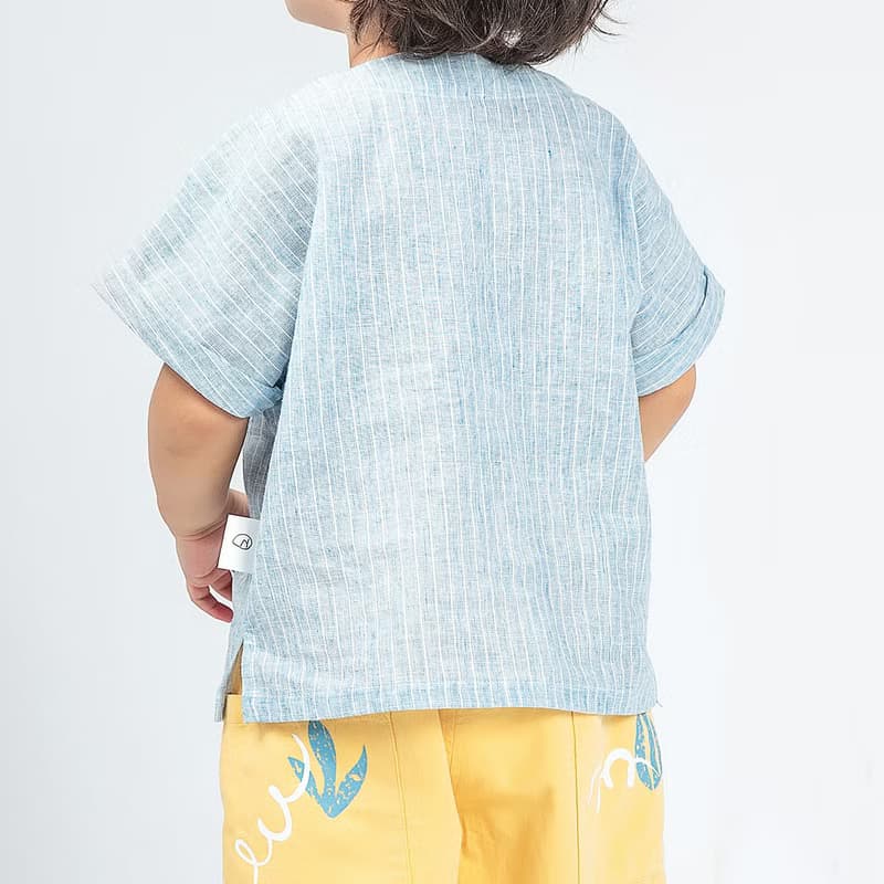 BIR 刺繡棉麻套頭衫