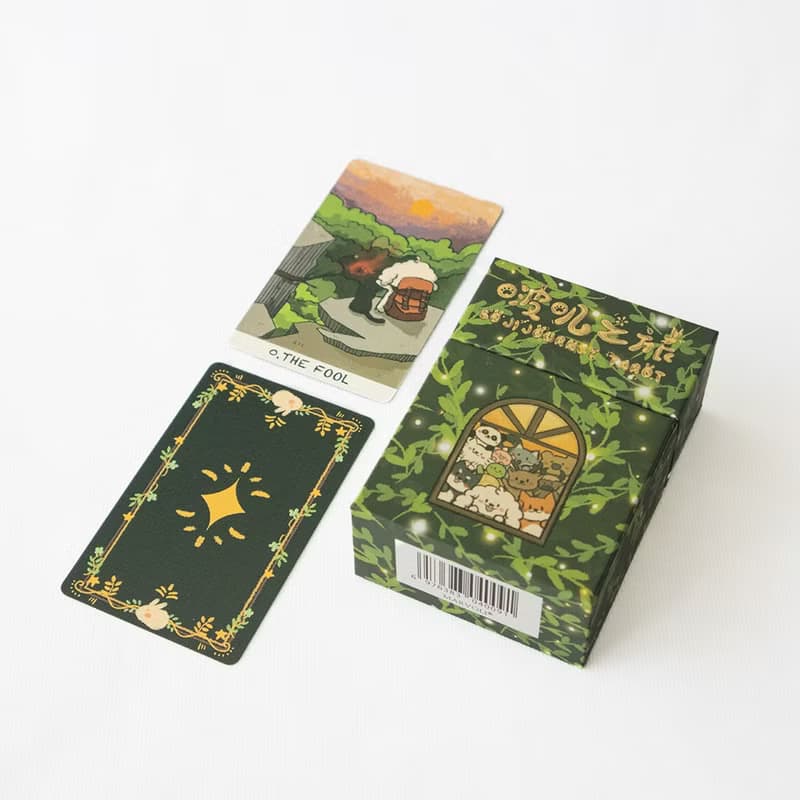 啵嘰之旅塔羅牌原創可愛風高顏值桌游卡羅牌tarot