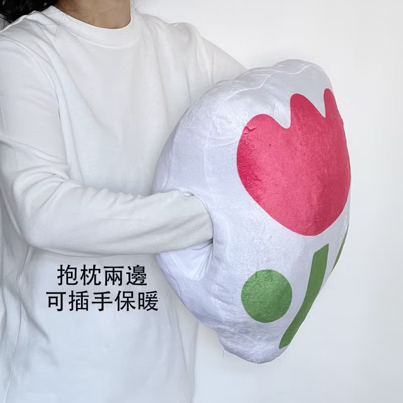 來圖定製屬於你的冬日暖手抱枕 可插手的手捂抱枕