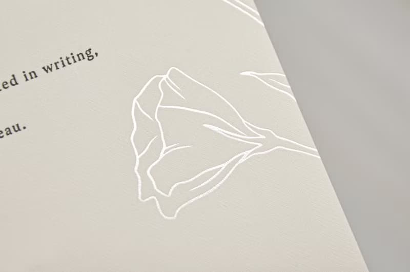 【情人節禮物】&系列 結婚書約 / StayGold 手繪花卉 書約+封套組