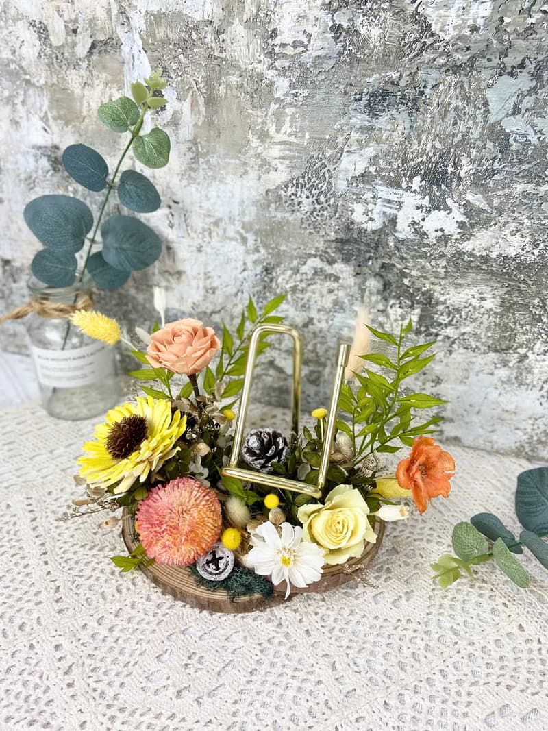 永生花品牌名片座.開業賀禮