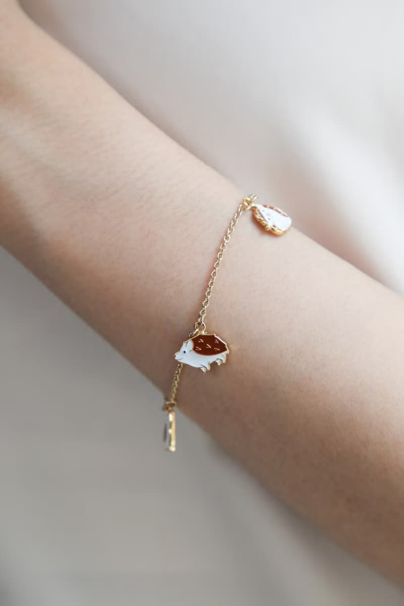 刺蝟琺瑯手鏈 港台聯名手工飾品系列 【刺身小姐x Little OH!】