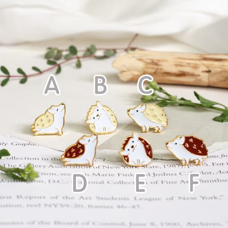 刺蝟琺瑯手鏈 港台聯名手工飾品系列 【刺身小姐x Little OH!】