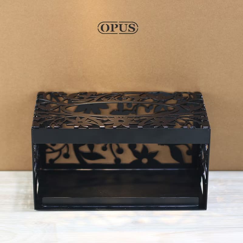 【OPUS東齊金工】鵲上林梢-金屬面紙盒/飯店餐廳/裝潢/入厝禮物