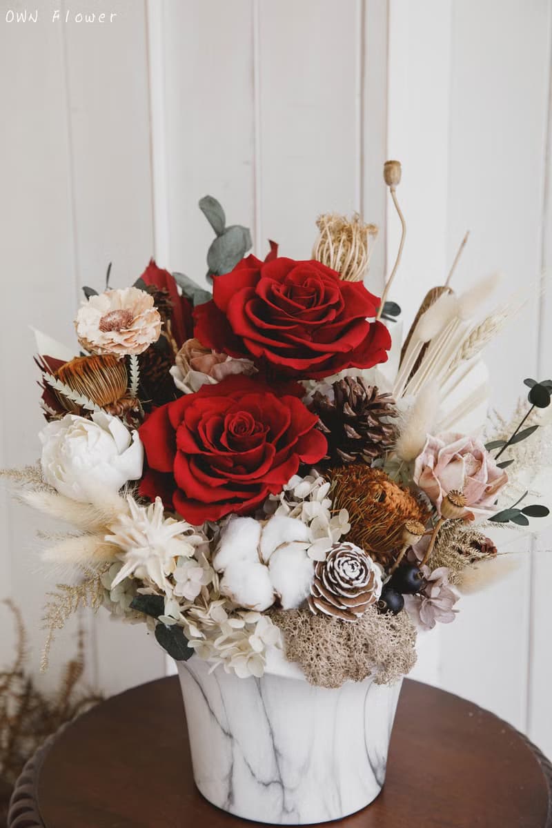 居家桌花/居家盆花/花禮/盆花/開幕花禮/永生花禮/升遷賀禮/喬遷