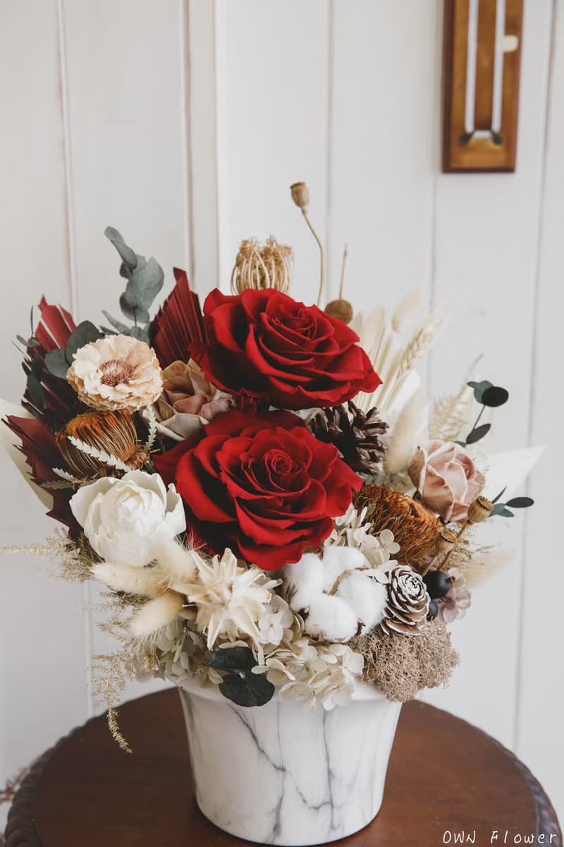 居家桌花/居家盆花/花禮/盆花/開幕花禮/永生花禮/升遷賀禮/喬遷