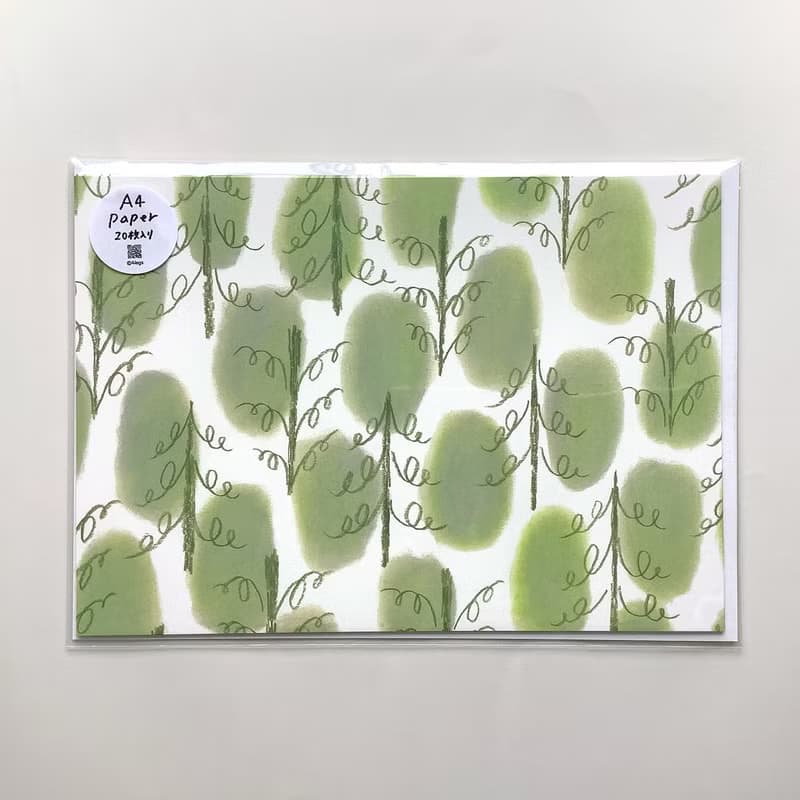 A4ペーパー　*green*　20枚入り