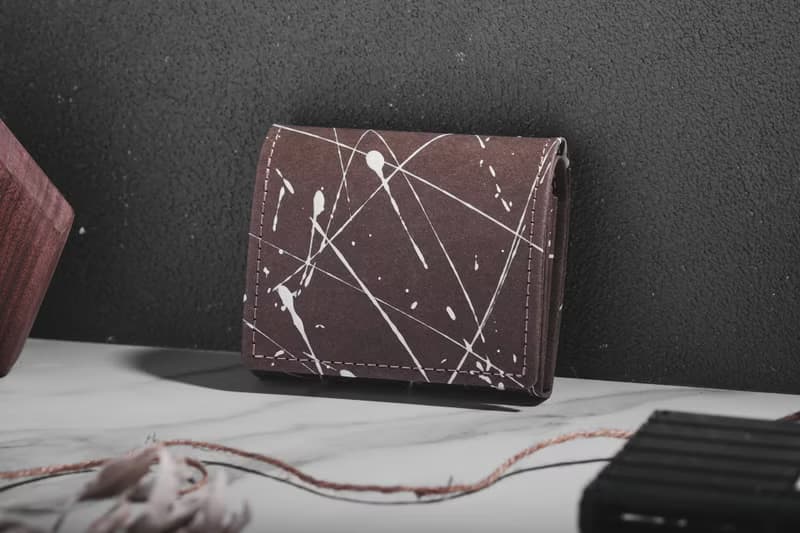 【環保永續】墨跡the splash 系列 短夾 *帶零錢夾* 皮革紙 環保