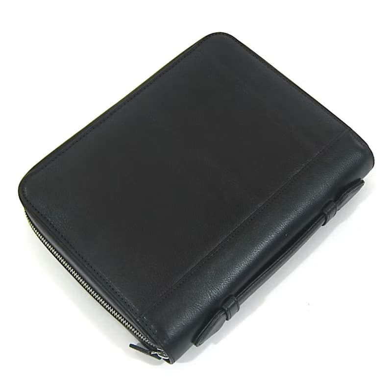 システム手帳 B6 バイブル サイズ リフィル 機能的 貴重品 ラウンドファスナー ハンドル 持ち手 本革 イタリアンレザー