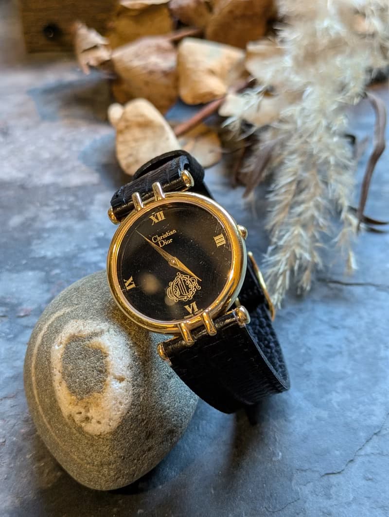 Dior 稀有款 古董錶 中古石英錶