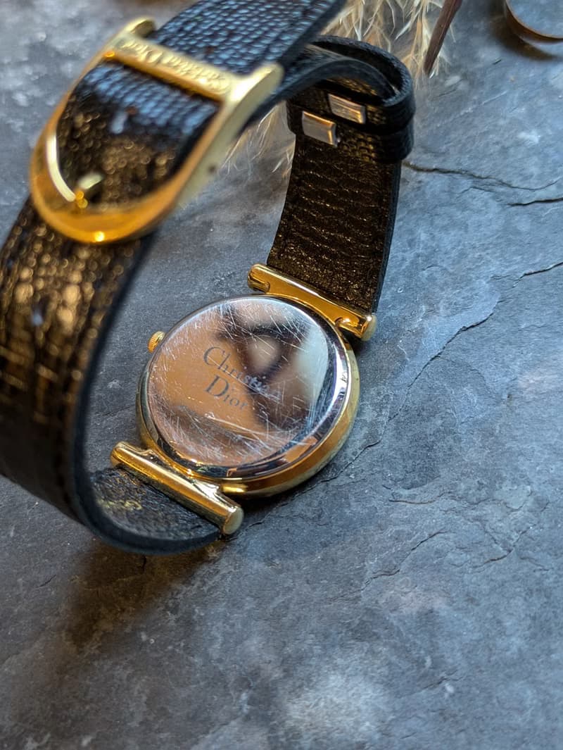 Dior 稀有款 古董錶 中古石英錶