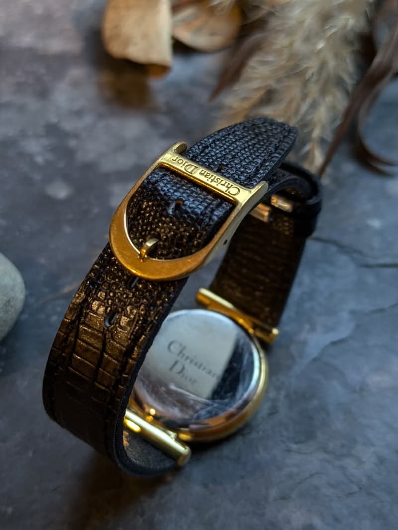 Dior 稀有款 古董錶 中古石英錶
