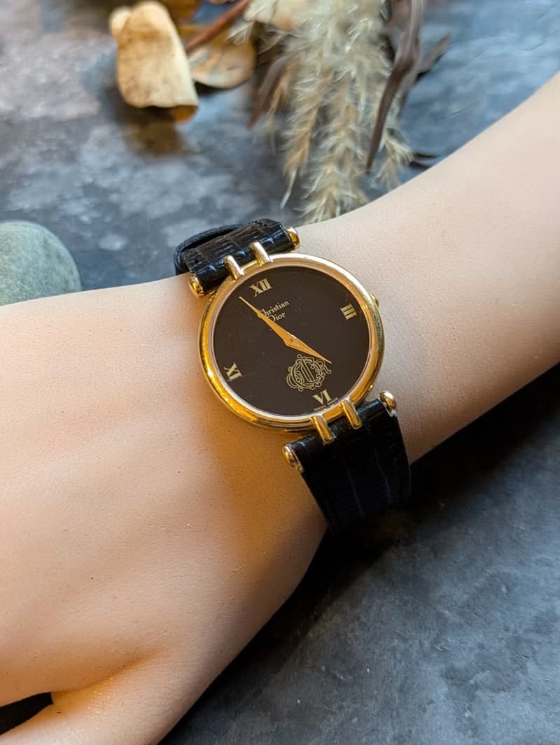 Dior 稀有款 古董錶 中古石英錶