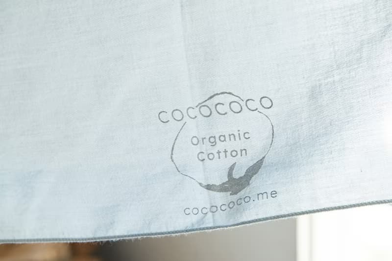ジュニパーベリー染　カルゼスカーフ【Organic Cotton】