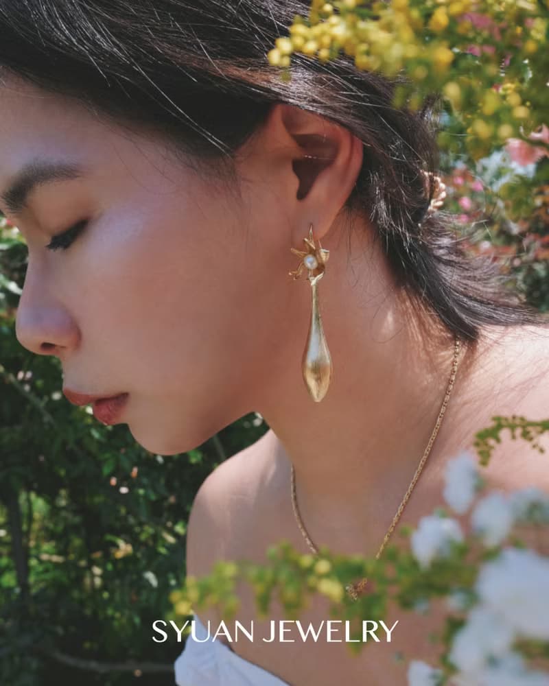 Poise內斂優雅天然淡水珍珠耳環生日 禮物情人節