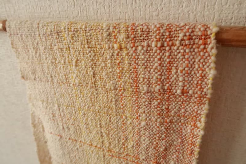 手織りストール　リネンコットン　Sun　タペストリー　ギフト　Shawl (S) 82　母親節　禮物　生日禮物