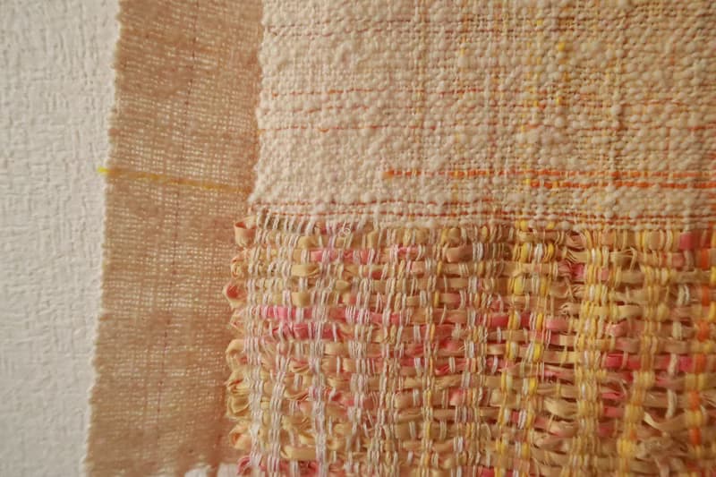 手織りストール　リネンコットン　Sun　タペストリー　ギフト　Shawl (S) 82　母親節　禮物　生日禮物