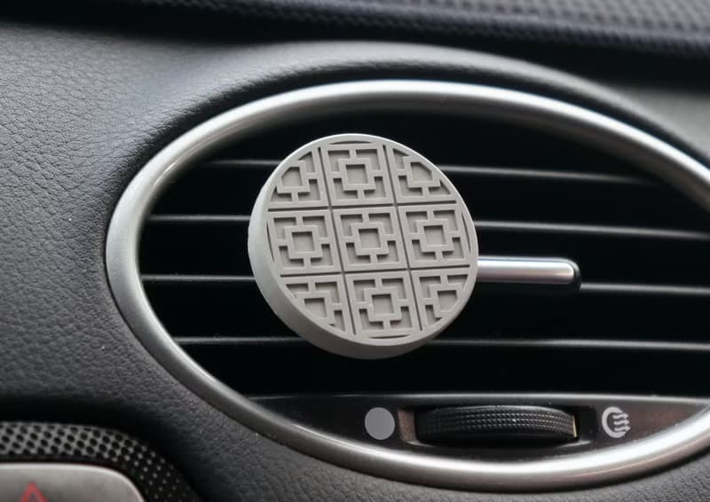 水泥花磚車用擴香石-磁吸式(方錢幣) | 質感與生活的MIT