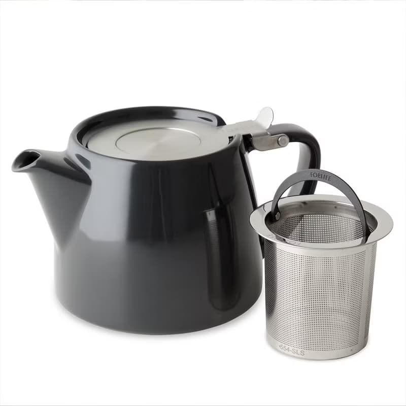 【節日送禮】美國FORLIFE樹樁茶壺-黑