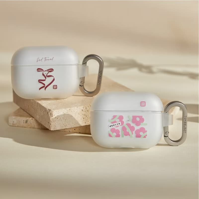 霞海城隍廟桃花滿滿強悍防摔AirPods保護套