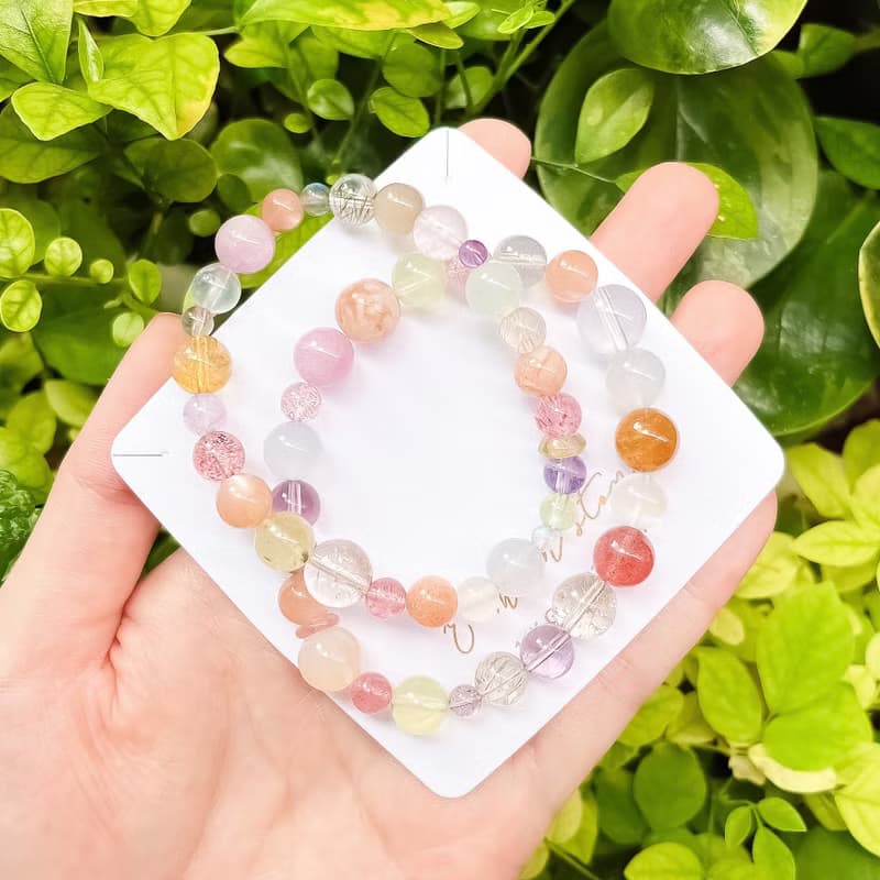 輕珠寶綠野仙蹤多寶石花園手鍊水晶