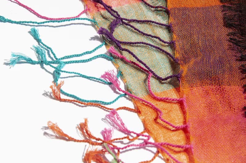 喀什米爾Cashmere/水煮羊毛披肩/針織圍巾/刺繡圍巾/羊絨披巾-花