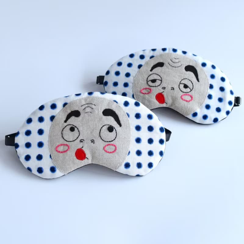 【免運費】日本眼罩 Hyottoko & Nettoko 優惠2件套 | 有附收納袋