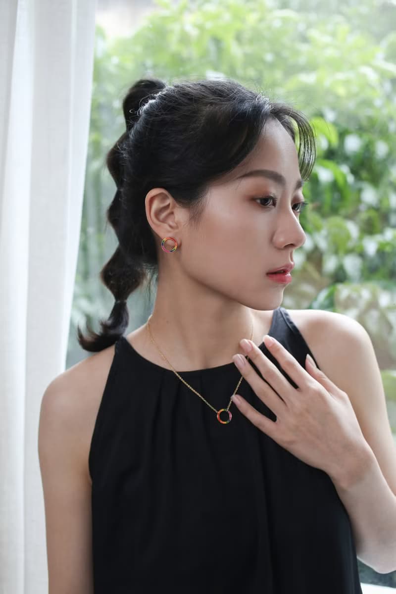 彩虹項鍊  LGBT 鍍k金 項鍊 頸鏈 彩虹 手鍊