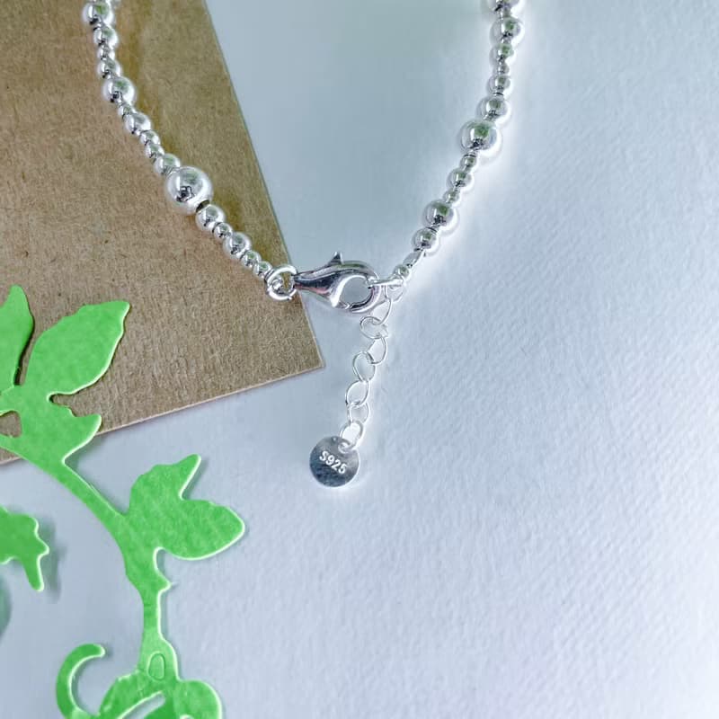 ::海洋泡泡:: 清爽系純銀手鍊 925純銀(可維修店家)