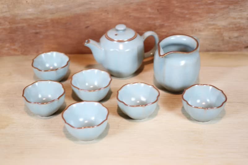 【母親節禮物】祥億窯 汝窯 幸運茶具組 鶯歌名家葉敏祥製