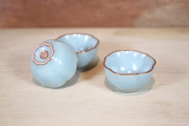 【母親節禮物】祥億窯 汝窯 幸運茶具組 鶯歌名家葉敏祥製