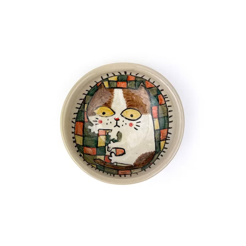 Nice Little Clay 小圓盤 可愛貓 0302S-31