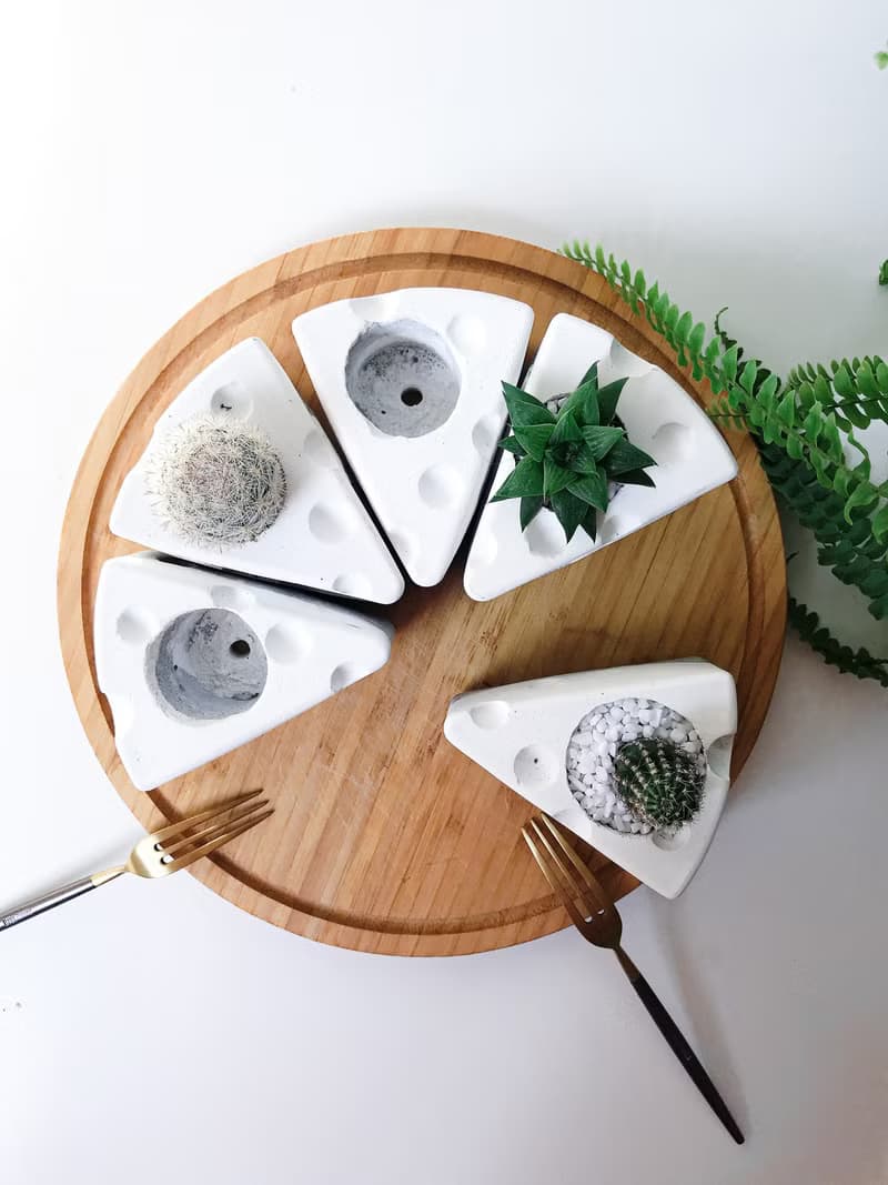 起司蛋糕 多肉/仙人掌甜點 水泥小盆栽 生日蛋糕
