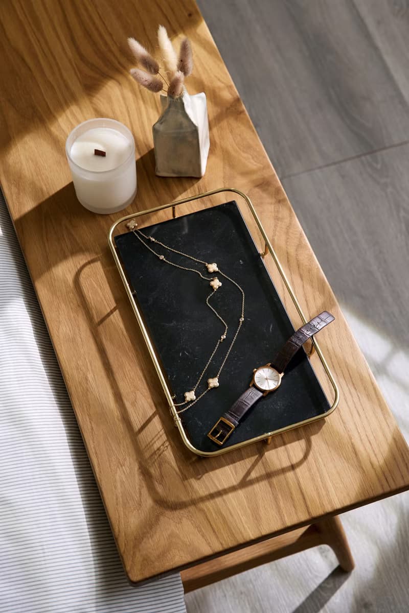 聖誕~轉運來【奇鈺家居】大理石輕奢收納方盤