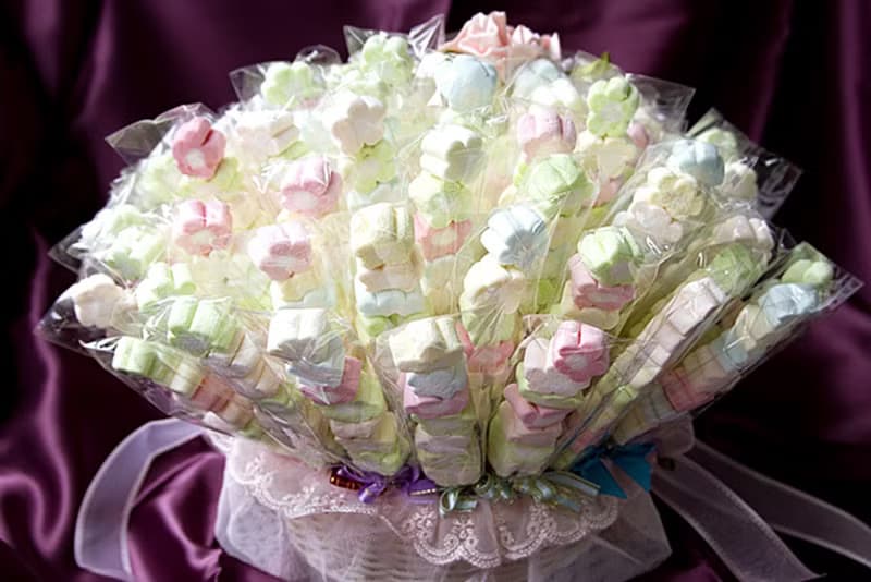 幸福朵朵小花棉花糖 | 婚禮小物 園遊會 情人節 聖誕節 生日分享