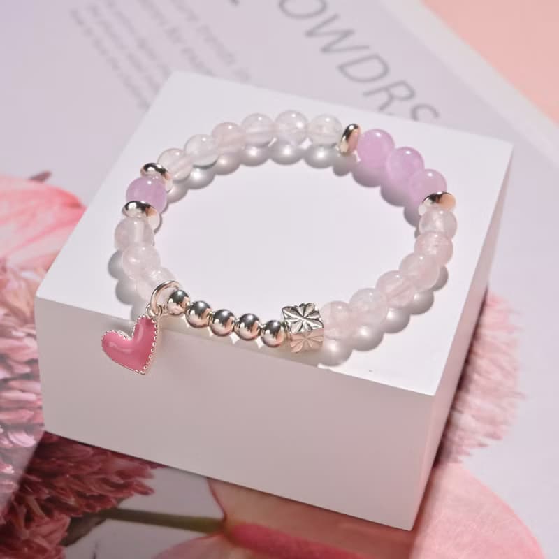 粉紅派對-兒童手鍊/手工串珠