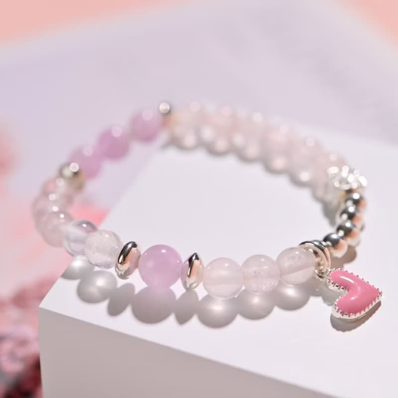 粉紅派對-兒童手鍊/手工串珠