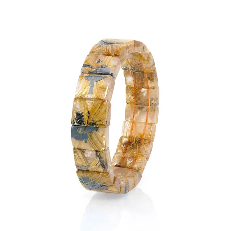 寶麗金珠寶-天然鈦晶手排