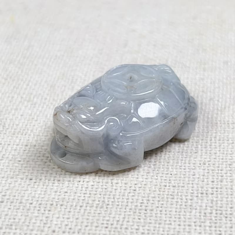 飄烏雞翡翠古錢龍龜 | 天然緬甸玉翡翠A貨 | 送禮