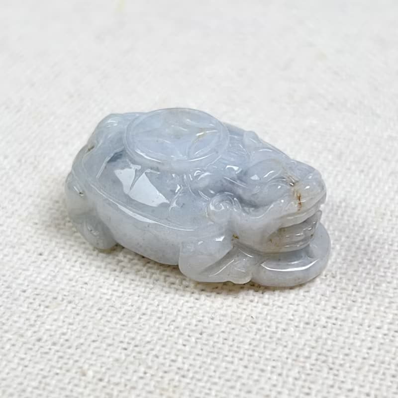 飄烏雞翡翠古錢龍龜 | 天然緬甸玉翡翠A貨 | 送禮
