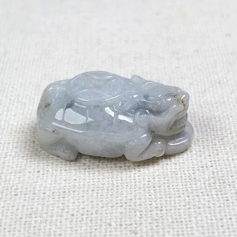 飄烏雞翡翠古錢龍龜 | 天然緬甸玉翡翠A貨 | 送禮