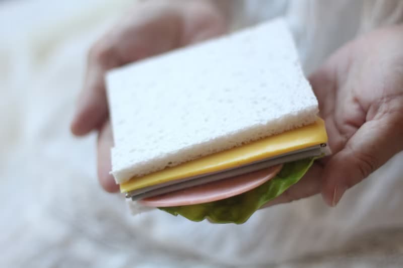 春袋　三明治　火腿 起司 生菜